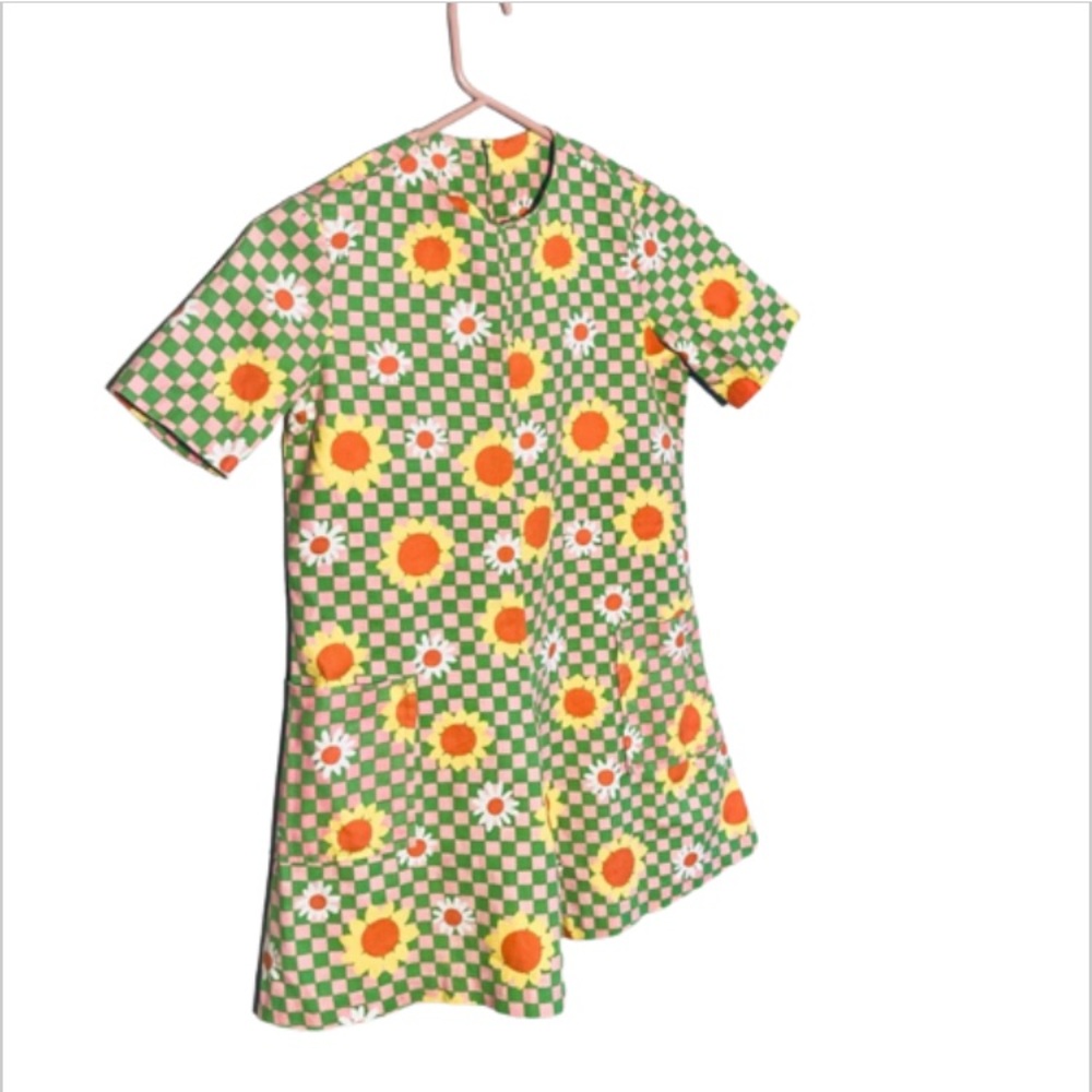 Vintage 60’s Flower Power Romper